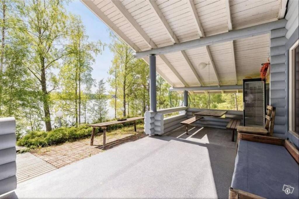 Jaervenrantamoekki Himoksella Poreammeella Jämsä Exterior foto
